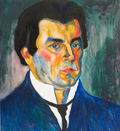kazimir malevich kendi kendine portre