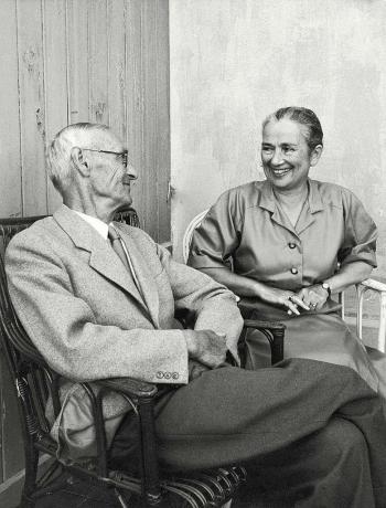 Hermann Hesse ve eşi