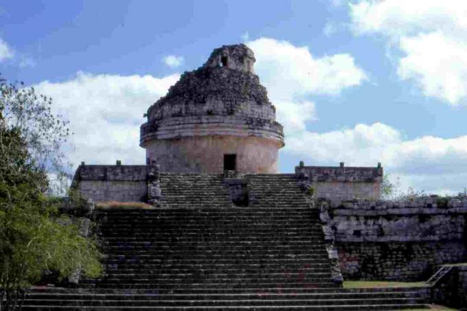 Chichén Itzá, Yucatan, Meksika'da Caracol (Gözlemevi)