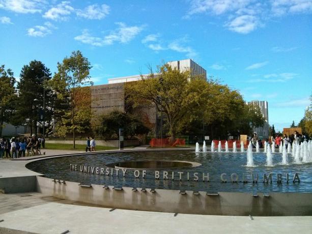 Vancouver, BC'deki UBC kampüsü