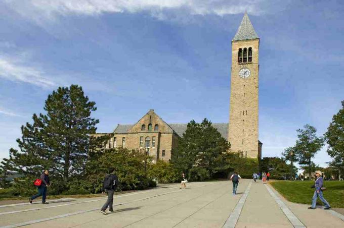 McGraw Tower and Chimes, Cornell Üniversitesi kampüsü, Ithaca, New York