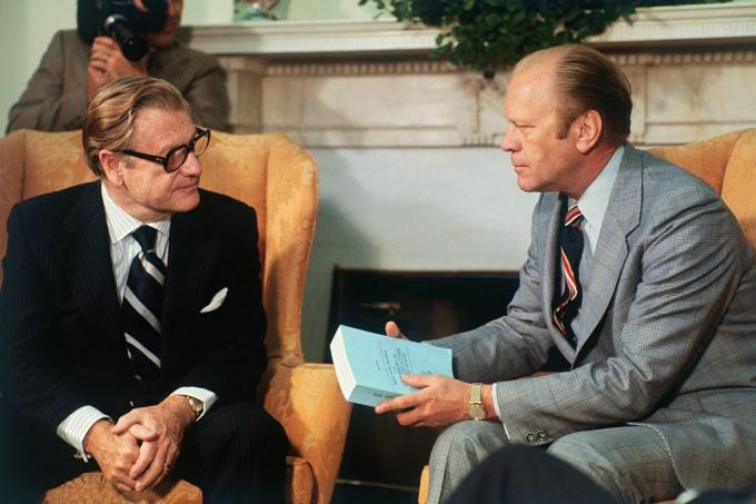 Başkan Gerald Ford ve Başkan Yardımcısı Nelson Rockefeller