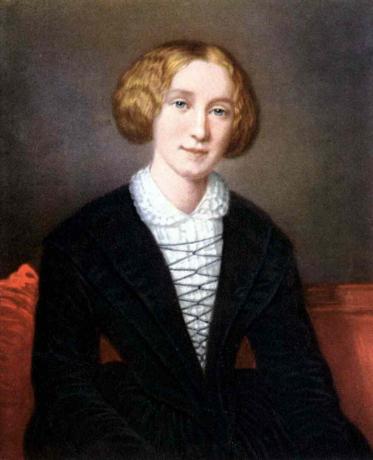 George Eliot genç bir kadın olarak, c1840.