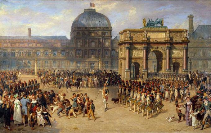 Napolyon Bonapart'ın altındaki Louvre Müzesi