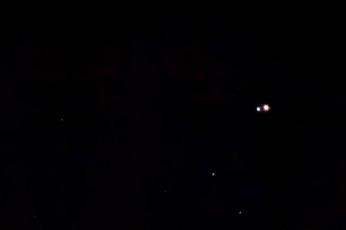 Cygnus'taki çift yıldızlı Albireo.