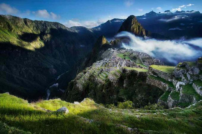 Machu Picchu gündoğumu