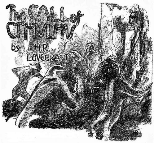 Cthulhu'nun Çağrısı, H. P. Lovecraft kapağı