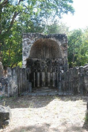 Songo Mnara'daki Ulu Camii Mihrabı