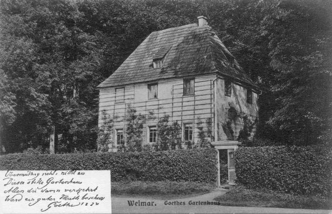 Goethe'nin bahçeli evi