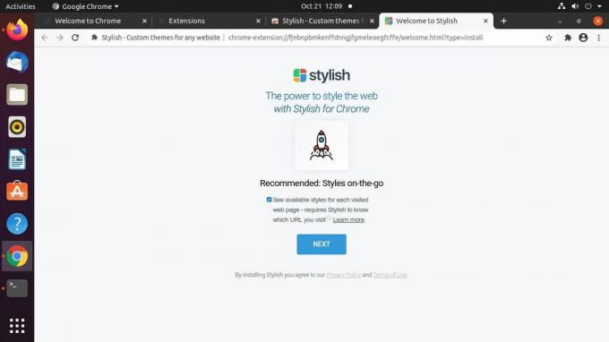 Google Chrome Şık yüklü