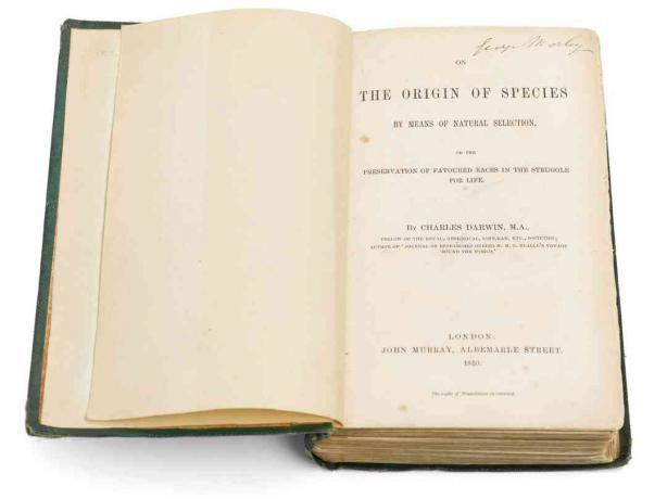 Doğal Seleksiyon Yoluyla Türlerin Kökeni Üzerine, Charles Darwin, açık kitap