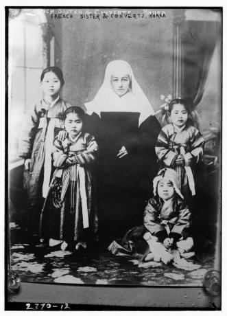 George Grantham Bain 20. yüzyılın başlarında Kore'de bir foto muhabiri idi