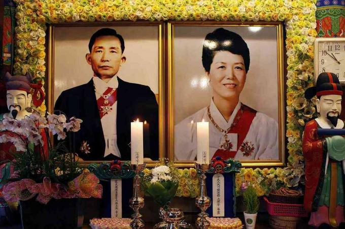 Başkan Park Chung-Hee ve Karısı Yuk Young-Soo