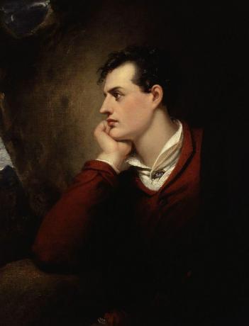 Lord Byron'ın Richard Westall tarafından boyandığı hali