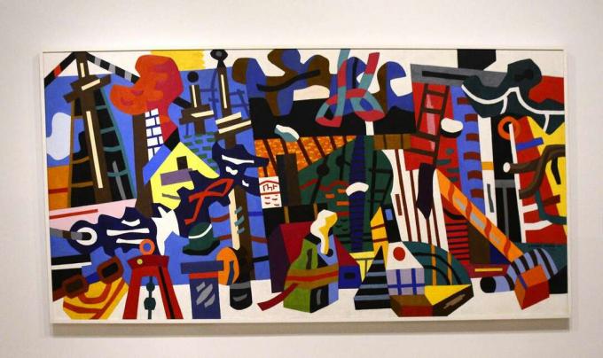 stuart davis salıncak manzara