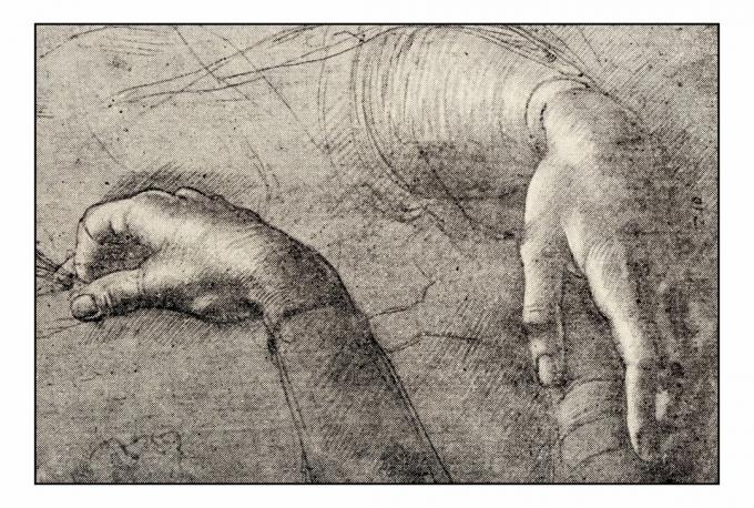 Leonardo'nun Eskizleri ve Çizimleri: Mona Lisa'nın Elleri