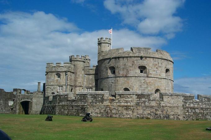 Pendennis Castle dış görünümü.