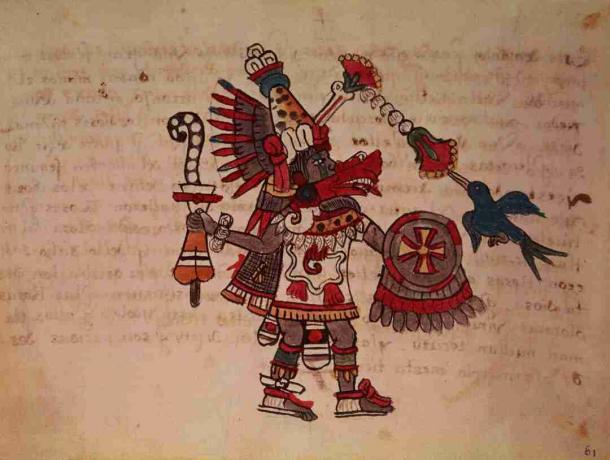 Kodeks Borbonicus'ta Quetzalcoatl