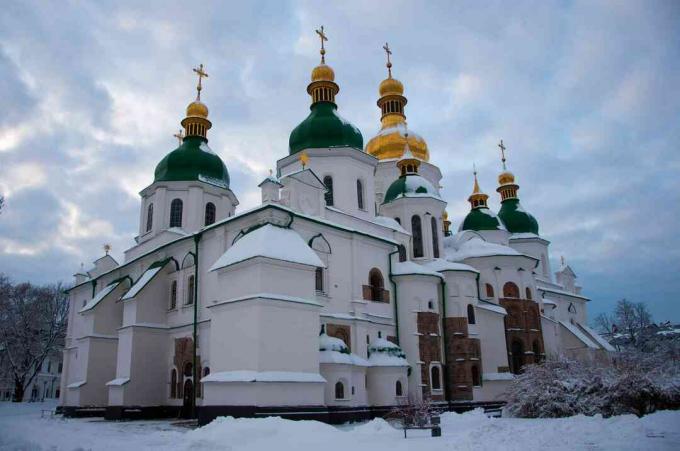 Kiev St. Sophia Katedrali, ilk 11. yüzyılda inşa.