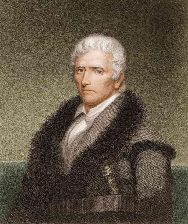 oyulmuş portresi Daniel Boone