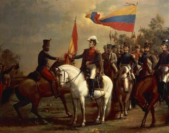Latin Amerika Bağımsızlık Savaşları Sırasında Simon Bolivar
