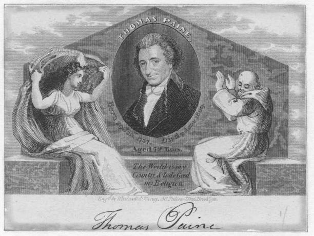 Thomas Paine Gravür