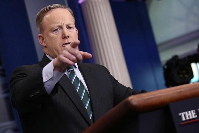 Beyaz Saray Basın Sekreteri Sean Spicer