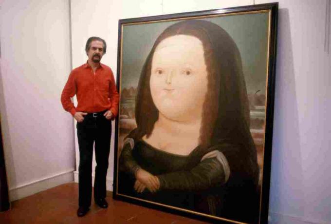 Fernando Botero Paris'teki sanat stüdyosunda ...