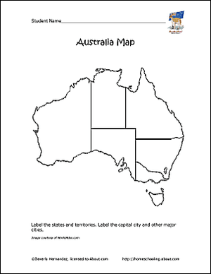 Avustralya Anahat Haritası