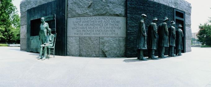 Amerika Birleşik Devletleri, Washington DC, Franklin Delano Roosevelt Anıtı