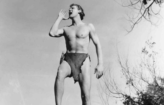 Tarzan'ı canlandıran Johnny Weissmuller