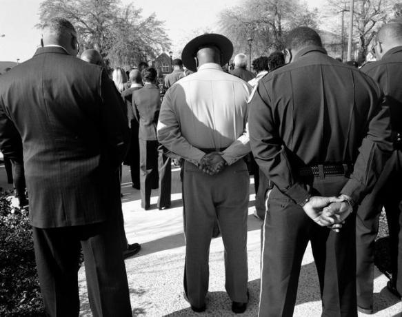 1968'de bir sivil haklar gösterisi sırasında eyalet polisi tarafından öldürülen Güney Karolina Eyalet Üniversitesi öğrencileri için her yıl anma töreni düzenleniyor.